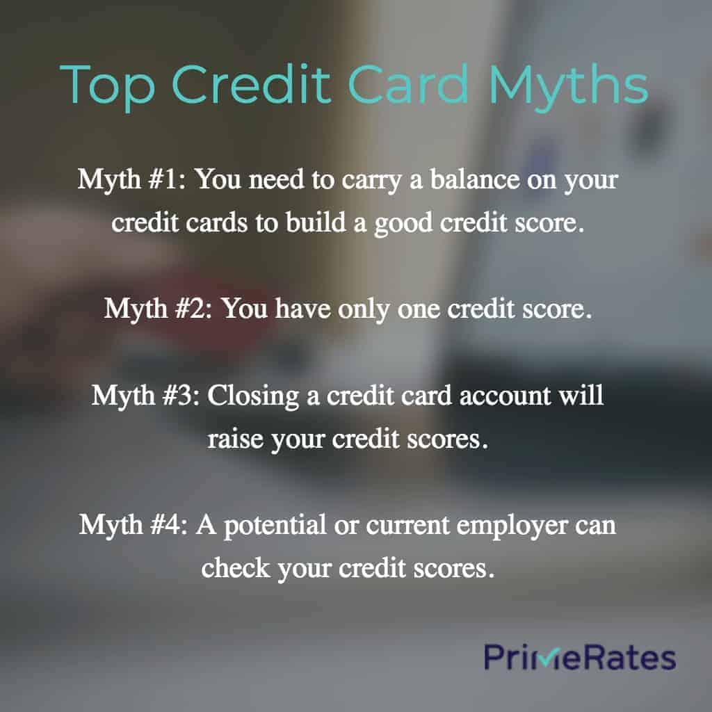 credit card myths 