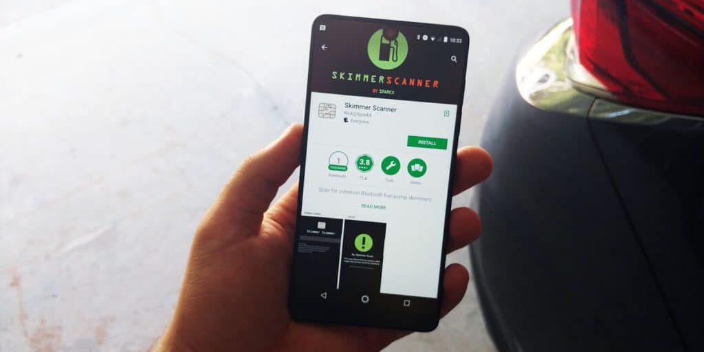 Skimmer Scanner app protects against skimming